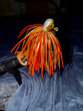 Orange Crush Custom Tied Jig